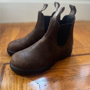 Blundstone Brown Leather Chelsea Boots